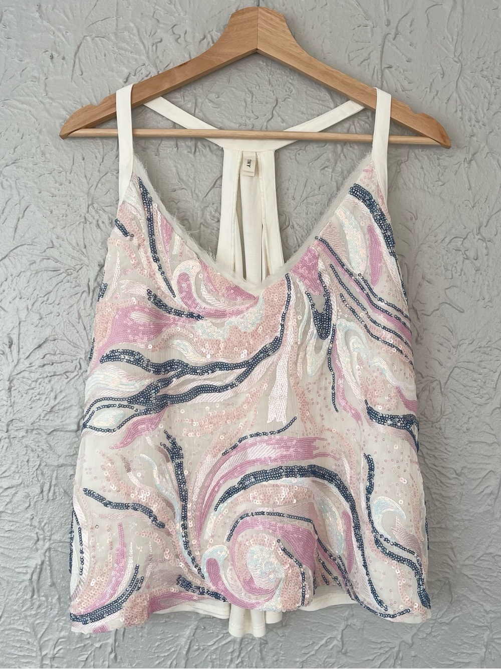 Anthropologie Tiny Sequin Tank Size XL